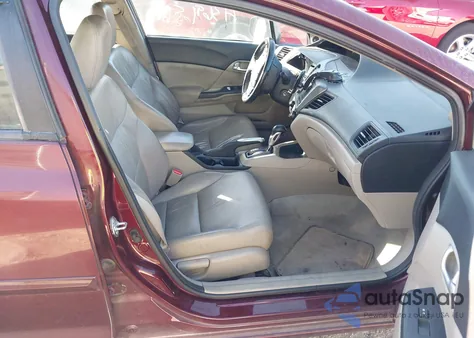 2012 Honda Civic Ex-L from USA, damaged, VIN 2HGFB2F97CH509171